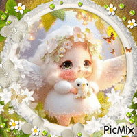Doll angel Laurachan - GIF animé gratuit