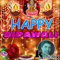 happy diwali - GIF animado gratis