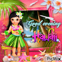 Good Evening Hawaii - Free animated GIF