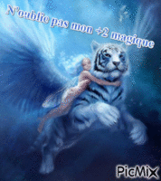 Tigre Féerique - GIF animado grátis