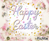 Happy Easter 03 - GIF animé gratuit