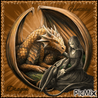 Dragon - Fantasy - Nemokamas animacinis gif