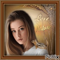 Love Nature animerad GIF