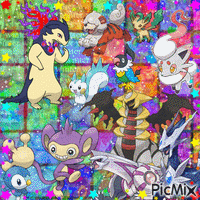Pokémon Collage - Бесплатни анимирани ГИФ
