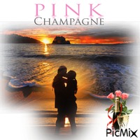 Pink Champagne animēts GIF