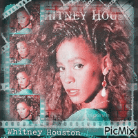 Whithey Houston - GIF animé gratuit