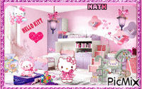 chambre HELLO KITTY,concours アニメーションGIF