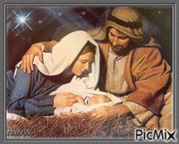 The birth of our Christ.⭐ - GIF animé gratuit