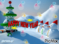 new year GIF animata
