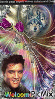ELVIS WITH WOLVES 动画 GIF