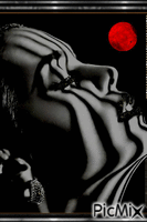 Blood Moon - GIF animado grátis