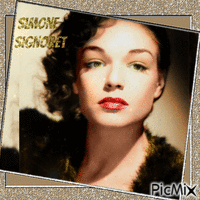 Simone Signoret - Gratis animerad GIF