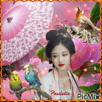 geisha GIF animé