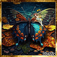 butterfly GIF animé