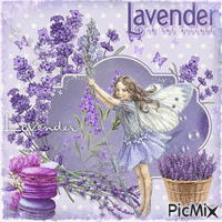 Lavender Fairy - GIF animado grátis