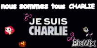 nous sommes tous CHARLIE :) - Darmowy animowany GIF