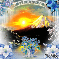La montagne de Heaven animovaný GIF