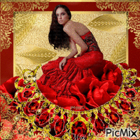gold and red анимиран GIF