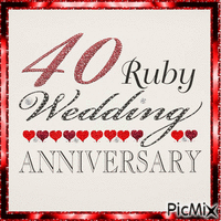 Ruby Wedding - Besplatni animirani GIF