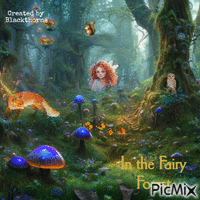 In the Fairy Forest - GIF animado grátis