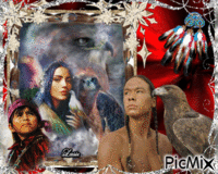 L'Amérindiens et les Aigles ♥♥♥ κινούμενο GIF