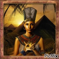 Femme égyptienne pharaonique. - gratis png