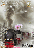 Treno in arrivo - Ilmainen animoitu GIF