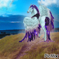 Pegasus - Animovaný GIF zadarmo