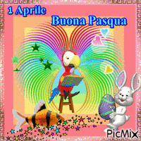 1 Aprile   HAPPY EASTER Animated GIF