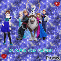 la reine des neiges - Бесплатный анимированный гифка