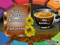 Kawa na Dzień Dobry - Безплатен анимиран GIF