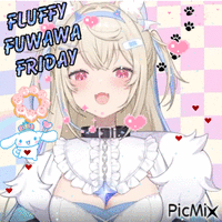 Fuwawa Friday GIF animé