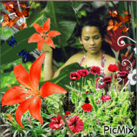floral - GIF animado gratis