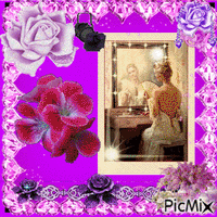 La Fille dans le Miroir - Darmowy animowany GIF