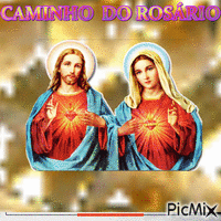CAMINHO DO ROSÁRIO. κινούμενο GIF