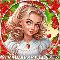 Strawberry Love GIF animasi