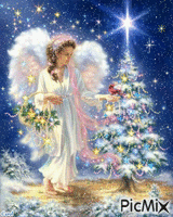 Christmas Angel Animated GIF