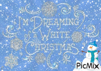 Dreaming of a White Christmas Gif Animado
