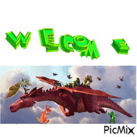 dragons welcome refait - Free animated GIF