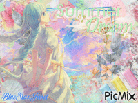 Manga Summer Dream - Gratis geanimeerde GIF