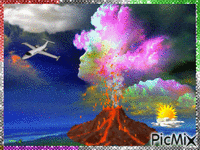 Volcan geanimeerde GIF