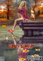 happy sunday - Безплатен анимиран GIF