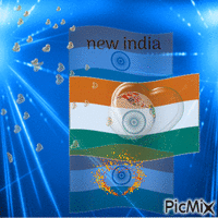 NEW INDIA geanimeerde GIF