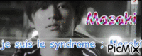 je suis le syndrome ; Masaki - GIF animado grátis
