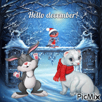 Hello december! - Ilmainen animoitu GIF