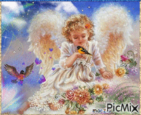 piccolo angelo animovaný GIF