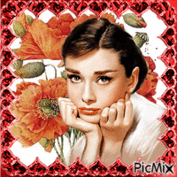 Audry Hepburn animált GIF