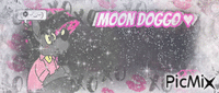 Moon Doggo <3 (BANNER) - GIF animado gratis