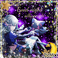 Good night silly people animeret GIF