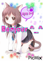 bonzour>< - Darmowy animowany GIF
